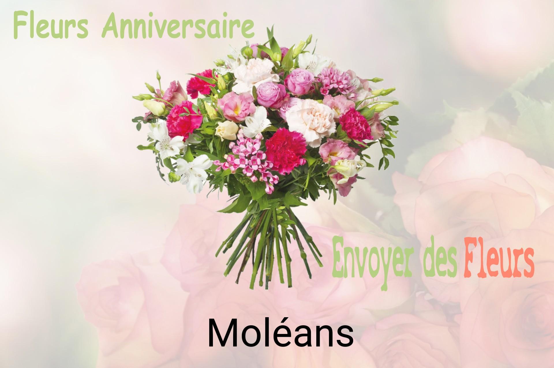 Bouquet de fleurs d’anniversaire livré à Moléans